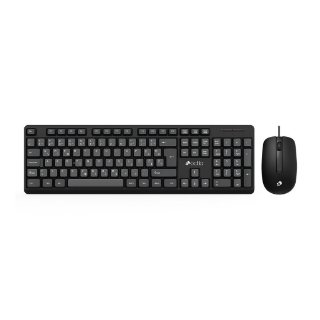Tipkovnica + miš OCTIO KM101U, crni, USB