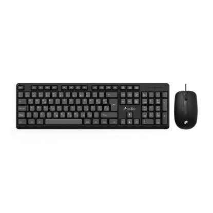 Tipkovnica + miš OCTIO KM101U, crni, USB