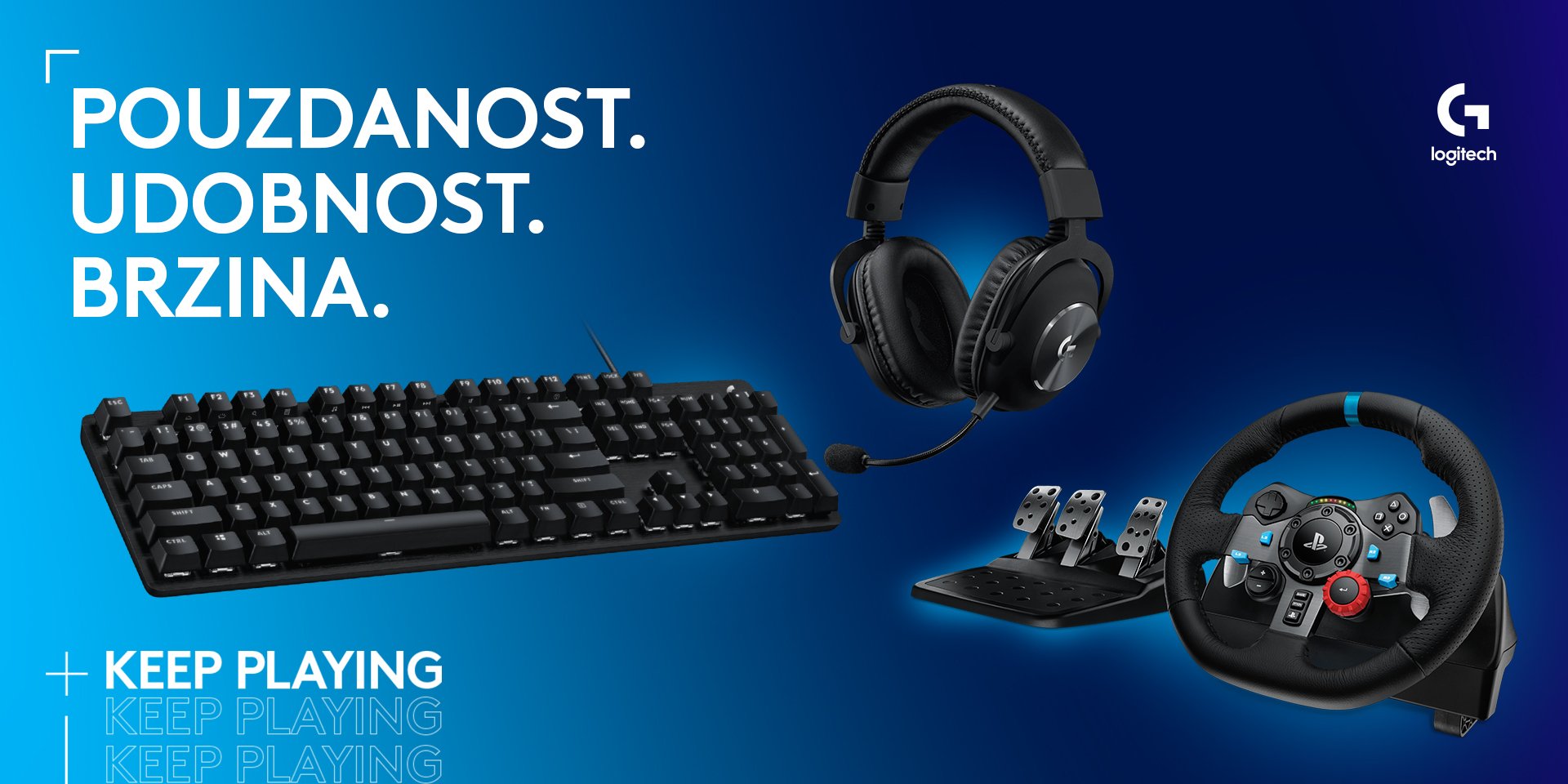 Logitech gaming oprema na akciji