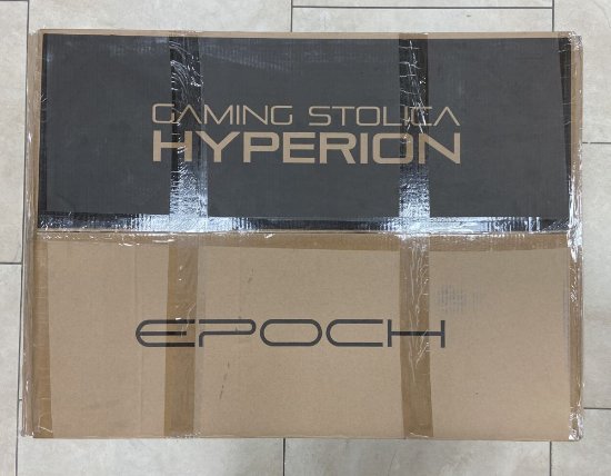 RABLJENI - Gaming stolica EPOCH Hyperion, crna, sa sustavom za hlađenje