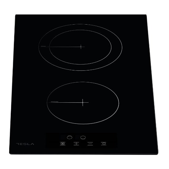 Ugradbena ploča TESLA HV3200SB, električna, 30 cm, 2 zone, staklokeramika, crna