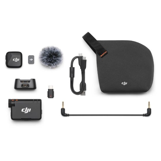 Mikrofon DJI Mic Mini (1 TX + 1 RX), bežični, crni