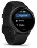 Sportski sat Vivoactive 6 Black Slate, crni