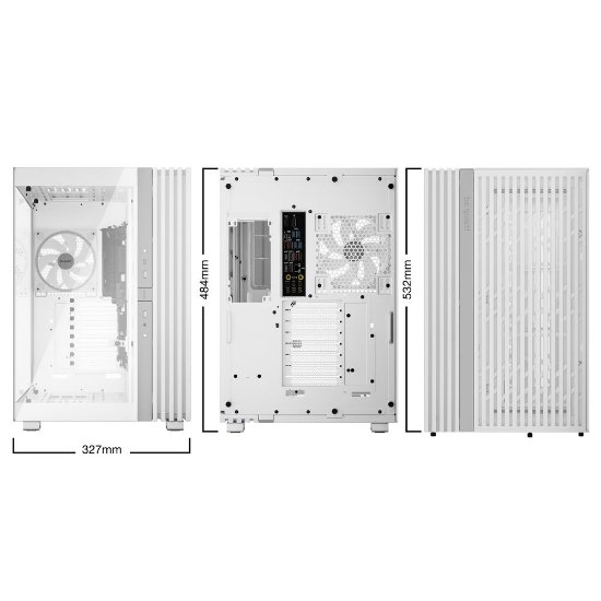 Kućište BE QUIET Light Base 900 FX, E-ATX, bijelo, bez napajanja
