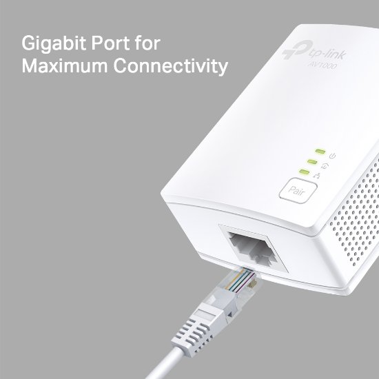 Powerline adapter TP-LINK AV1000 TL-PA7017KIT, mreža putem strujnog kabela, G-LAN