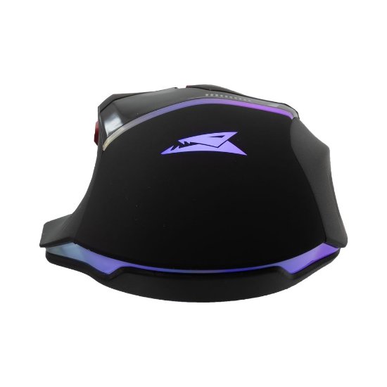 Miš BARACUDA BGM-041 Manta, RGB, optički, 12800dpi, crni