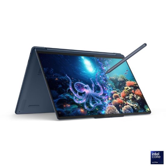 Laptop LENOVO Yoga 9 2u1 83lc002dsc / Core Ultra 7 258V, 32GB, 1TB SSD, Intel Arc Graphics, 14" 2,8K 120Hz OLED Touch, Windows 11 Pro, plavi