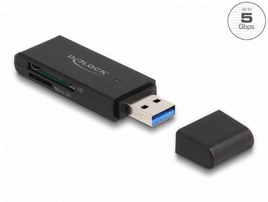 Čitač kartica DELOCK za SD i Micro SD, USB
