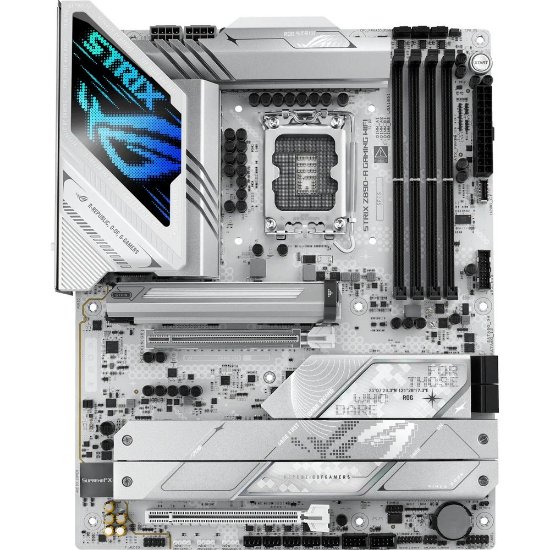 Matična ploča ASUS ROG Strix Z890-A Gaming Wi-Fi, Intel Z890, DDR5, ATX, s. 1851, bijela