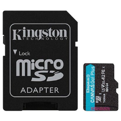 Memorijska kartica KINGSTON Canvas Go Plus Micro SDCG4/128GB, SDXC 128GB, Class 10 UHS-I + adapter
