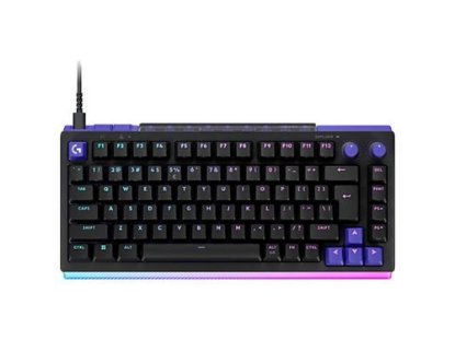 Tipkovnica LOGITECH Gaming G512 X 75, tactile switch, RGB, mehanička, US Layout, USB, crna