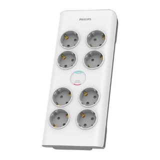 Prenaponska zaštita PHILIPS Surge Basic, 8x EU, 2M