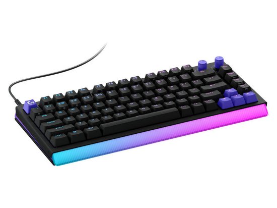Tipkovnica LOGITECH Gaming G512 X 75, linear switch, RGB, mehanička, US Layout, USB, crna