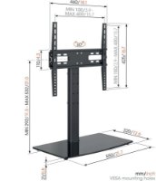 Nosač za TV VOGEL'S MS3085, 32-65", stolni, pomak 50°, podesiva visina