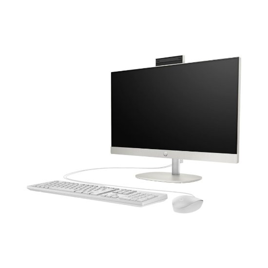 Računalo AiO HP ProOne 240 G10 A55BCET / 23,8" FHD IPS, Core i5 1335U, 16GB, 512GB SSD, Intel HD Graphics, WiFi, tipkovnica, miš, bez OS, bijelo