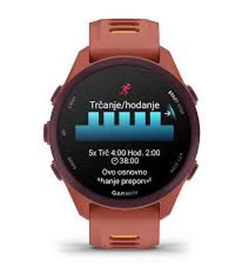 Pametni sat GARMIN Forerunner 170 Music, GPS, WiFi, rozi