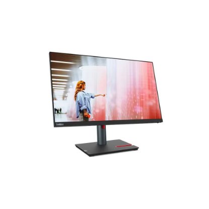 Monitor 23,8" LENOVO ThinkVision P24q-30, 63B4GAT6EU, QHD, IPS, 300cd/m2, 4ms, 60Hz, DisplayPort, HDMI,  pivot, crni