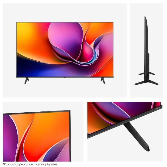 LED TV 65" HISENSE 65A6Q, Smart TV, 4K UHD, DVB-T2/C/S2, USB, Wi-Fi, BT, crni - energetski razred E