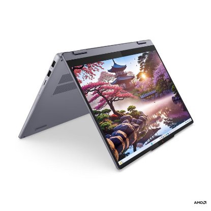 Slika IZLOŽBENI - Laptop LENOVO IdeaPad 5 2in1 83KT0015SC / Ryzen AI 7 350, 24GB, 1TB SSD, AMD Radeon Graphics, 14" WUXGA OLED Touch, Windows 11, sivi