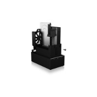 Eksterno kućište ICY BOX IB-RD3621-C31, 2x 3.5" SATA HDD, USB-C 3.1 Gen 2, RAID 0/1, single, large, crno