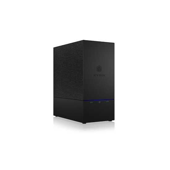 Eksterno kućište ICY BOX IB-RD3621-C31, 2x 3.5" SATA HDD, USB-C 3.1 Gen 2, RAID 0/1, single, large, crno