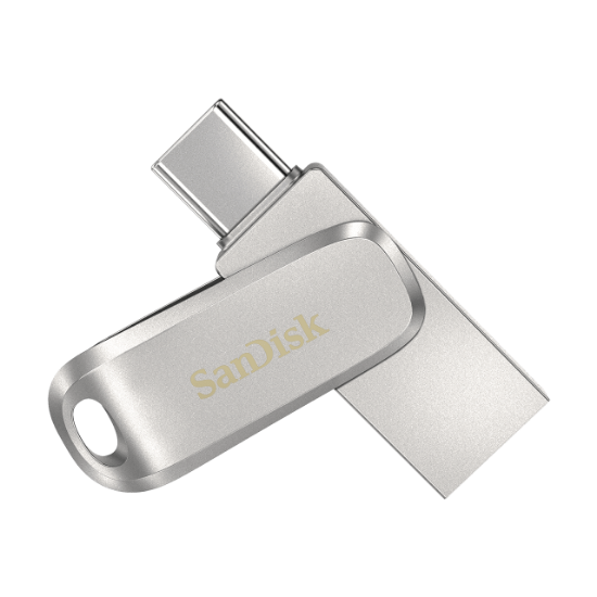 Memorija USB 3.1 FLASH DRIVE, 32GB, SANDISK Ultra Dual Drive Luxe USB-C, SDDDC4-032G-G46, srebrna