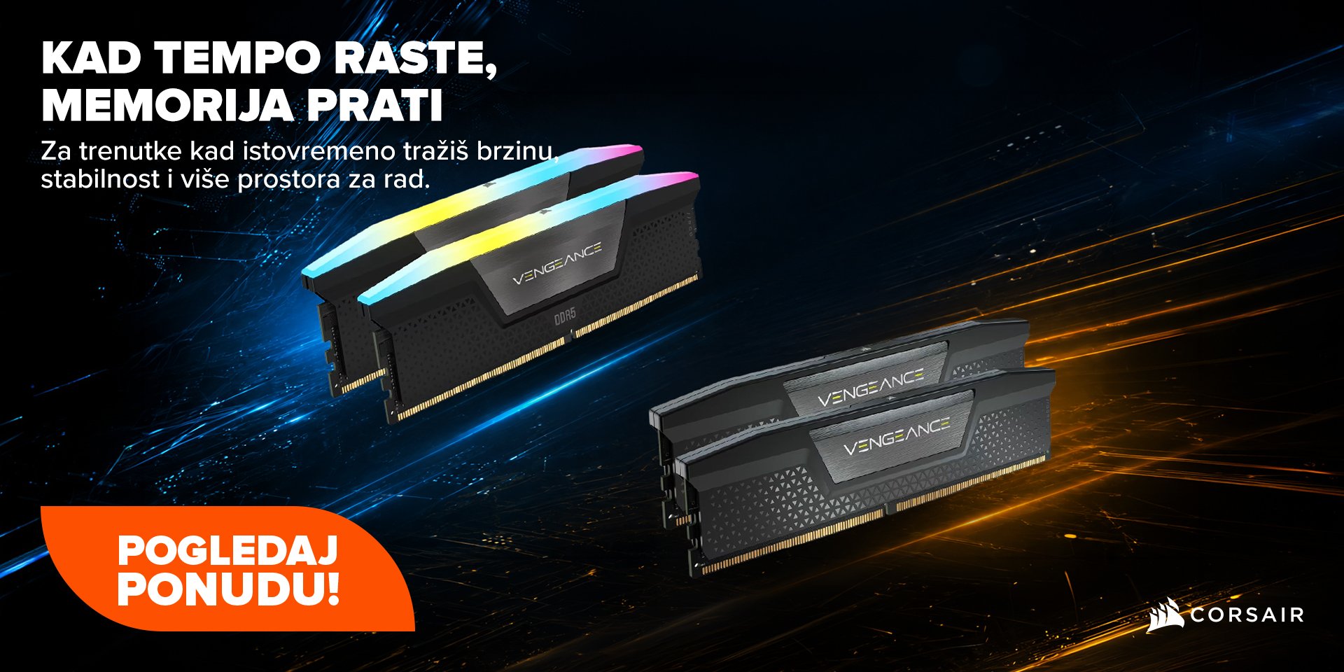 Corsair memorije