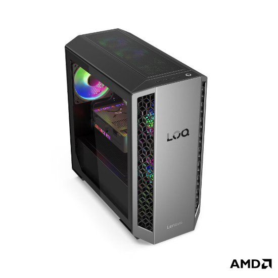 Računalo LENOVO LOQ Tower 91DF008FXT / Ryzen 7 8745HX, 32GB, 1TB SSD, nVidia GeForce RTX 5070, WiFi, bez OS, crno