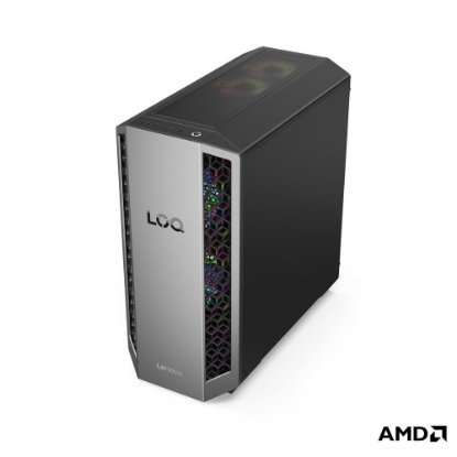 Računalo LENOVO LOQ Tower 91DF008GXT / Ryzen 7 8745HX, 64GB, 1TB SSD, nVidia GeForce RTX 5070, WiFi, bez OS, crno