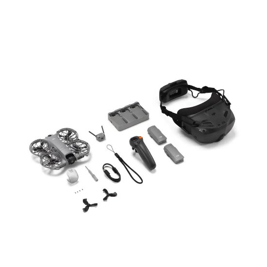 Dron DJI Neo 2 Motion Fly More Combo, 4K kamera, 2-axis gimbal, vrijeme leta do 19 min, sivi