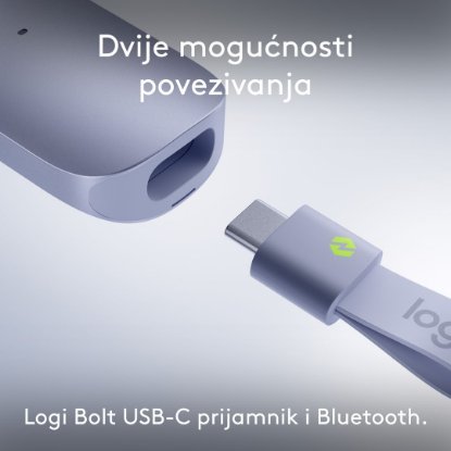 Prezenter LOGITECH Spotlight 2, laser, bežični, ljubičasti