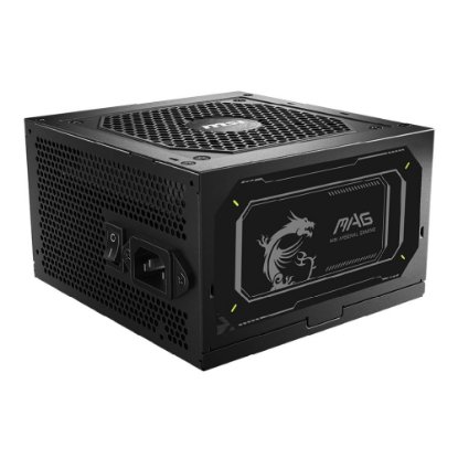 Napajanje 850W, MSI MAG A850GL PCIE5 II, ATX v3.1, 120mm vent, modularno, 80+ Gold