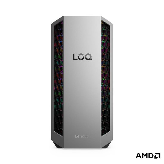 Računalo LENOVO LOQ Tower 91DF008HSC / Ryzen 7 8745HX, 32GB, 1TB SSD, nVidia GeForce RTX 5060, WiFi, bez OS, sivo