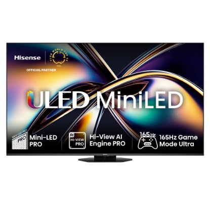 Mini-LED TV 75" HISENSE 75U8Q, Smart TV, 4K UHD, DVB-T2/C/S2, USB, Wi-Fi, BT, crni - energetski razred D