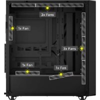 Kućište računala CORSAIR 3200D RS Mid-Tower Performance, ATX , window, crno