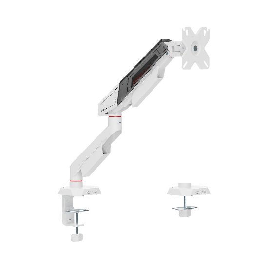 Stalak za monitor WHITE SHARK GMS-3210 Khufu I, stolni, do 40", za 1 monitor, bijeli