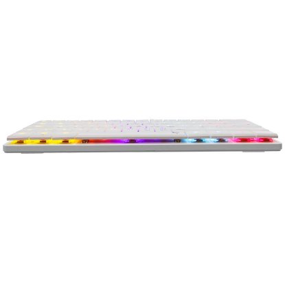 Tipkovnica WHITE SHARK GK-006122 Nagamaki, RGB, crveni switch, mehanička, UK/HR, USB, bijela