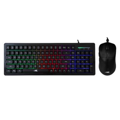 Tipkovnica + miš BARACUDA BGC-011 ORCA, LED, crna, USB