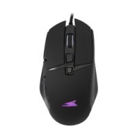 Miš BARACUDA BGM-051 Raptor, RGB, optički, 6400dpi, crni