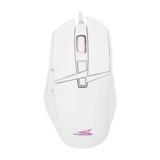 Miš BARACUDA Raptor, optički, 6400dpi, bijeli