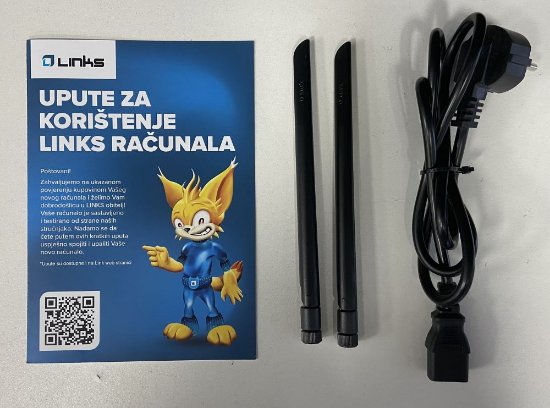 RABLJENI - Računalo LINKS Office O109AW / Ryzen 3 3200G, 8GB DDR4, 1TB SSD NVMe, AMD Radeon Graphics, WiFi, Windows 11, crno