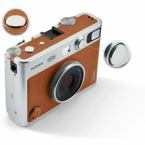 Fotoaparat FUJI FILM Instax mini EVO, analogni, automatski flash, smeđi