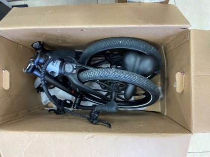 RABLJENI - Električni bicikl MS ENERGY e-bike i10, kotači 20", sivo/crni