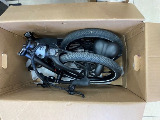 RABLJENI - Električni bicikl MS ENERGY e-bike i10, kotači 20", sivo/crni