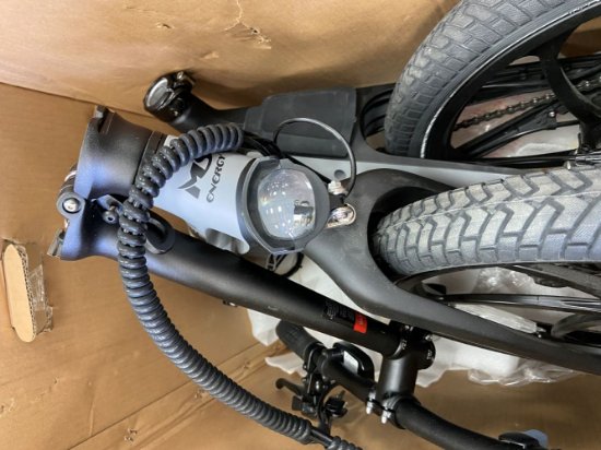 RABLJENI - Električni bicikl MS ENERGY e-bike i10, kotači 20", sivo/crni