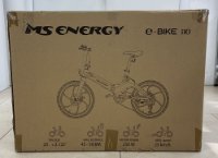 RABLJENI - Električni bicikl MS ENERGY e-bike i10, kotači 20", sivo/crni