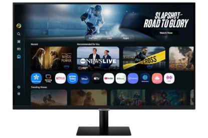Premium monitor 32" SAMSUNG M70F Smart LS32FM702UUXDU, QHD, VA, 60Hz, 4ms, 240cd/m2, Vision AI, crni