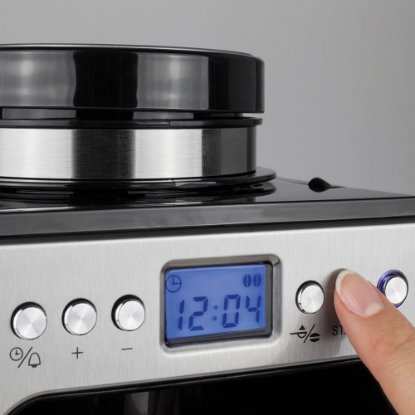 Aparat za kavu CASO DESIGN Coffee Compact electronic, 600W, za 4 šalice, crno-sivi
