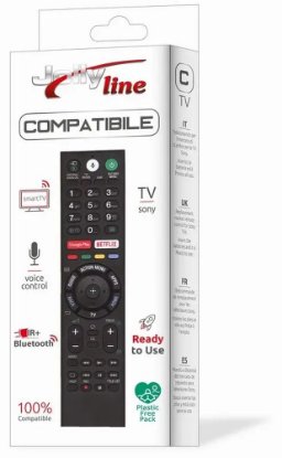 Univerzalni daljinski upravljač JOLLY LINE za Sony TV RMF-TX31, IR + BT, glasovna kontrol