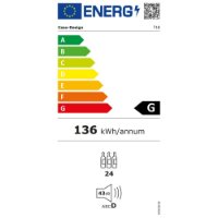 Hladnjak za vino CASO DESIGN WineExclusive 24 Smart, za 24 boce, 87cm, 2 temperaturne zone, energetski razred G
